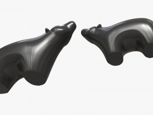 Ceramic Bear Figurines Modelo 3D