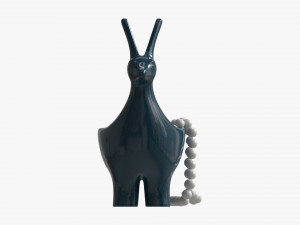 Ceramic Deer Bowl with Beads Modelo 3D