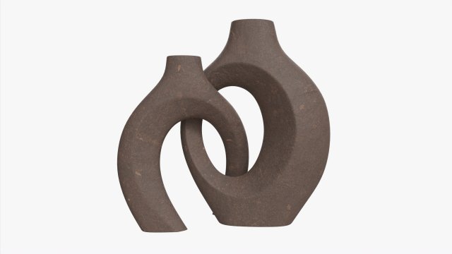 Ceramic Vases 2-set 01 3Dモデル .c4d .max .obj .3ds .fbx .stl .blend 