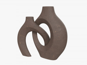 Ceramic Vases 2-set 01 3Dモデル