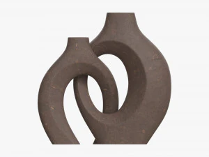 Ceramic Vases 2-set 01 3D Model