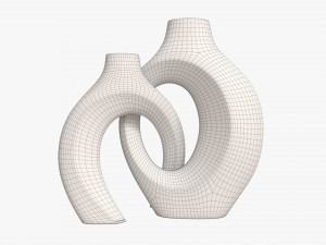 Ceramic Vases 2-set 01 3Dモデル