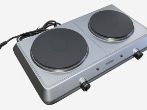 Double Hotplate Hob Severin DK1014 3D Model
