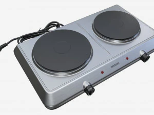 Double Hotplate Hob Severin DK1014 3D Model