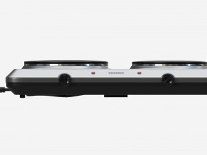 Double Hotplate Hob Severin DK1014 3D Model