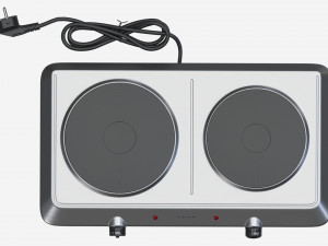 Double Hotplate Hob Severin DK1014 3D Model