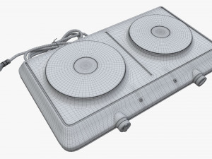 Double Hotplate Hob Severin DK1014 3D Model