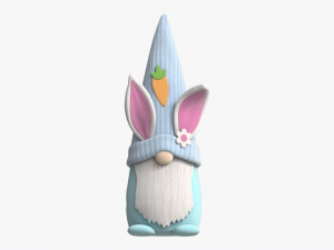 Easter Plush Doll Gnome 3D मॉडल