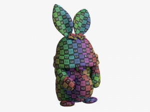 Easter Plush Doll Gnome With Egg 01 Modèle 3D