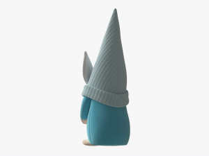 Easter Plush Doll Gnome With Egg 03 3D 模型