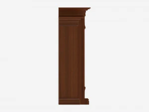 Electric Fireplace Glazed Pine Jennifer 3D Model
