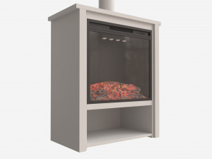 Electric Fireplace Hollis 3D-Modell