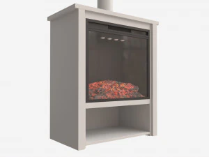 Electric Fireplace Hollis 3D Model