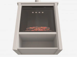 Electric Fireplace Hollis 3D Model