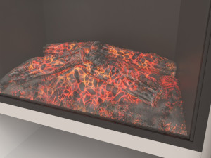 Electric Fireplace Hollis 3D-Modell