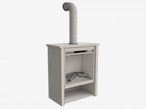 Electric Fireplace Hollis 3D Model