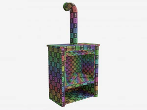 Electric Fireplace Hollis 3D Model