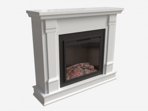 Electric Fireplace Silverton 48 Modelo 3D