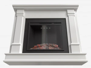 Electric Fireplace Silverton 48 3D Model