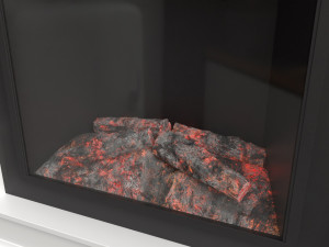 Electric Fireplace Silverton 48 3D Model