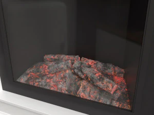 Electric Fireplace Silverton 48 3D Model