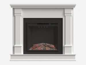 Electric Fireplace Silverton 48 3D Model