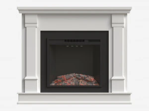 Electric Fireplace Silverton 48 3D Model