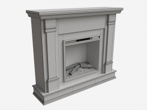Electric Fireplace Silverton 48 3D Model