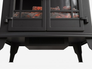 Electric Heater Fireplace Lokatse Home 01 3D Model