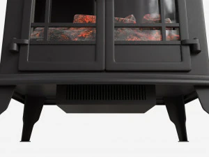 Electric Heater Fireplace Lokatse Home 01 3D Model