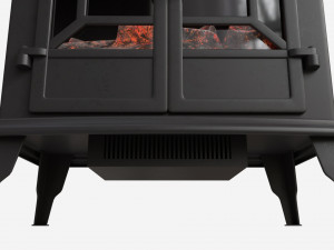 Electric Heater Fireplace Lokatse Home 02 3D 模型