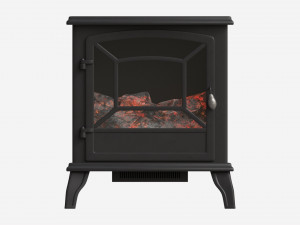 Electric Heater Fireplace Lokatse Home 03 3D Model