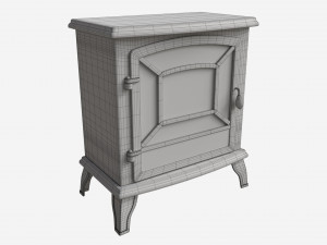 Electric Heater Fireplace Lokatse Home 03 3D Model