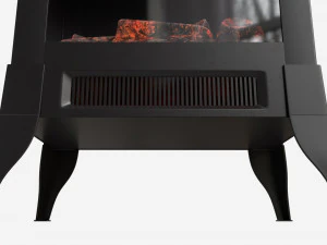 Electric Heater Fireplace Lokatse Home 04 3D Model
