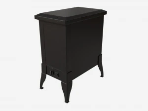 Electric Heater Fireplace Lokatse Home 04 3D Model