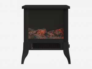Electric Heater Fireplace Lokatse Home 04 Model 3D