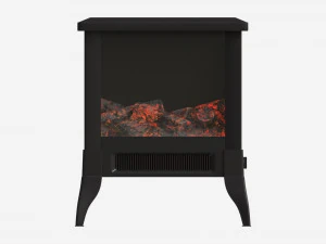 Electric Heater Fireplace Lokatse Home 04 3D Model