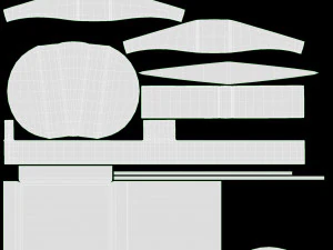 Electric Heater Fireplace Lokatse Home 04 3D Model