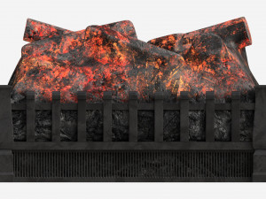 Electric Log Set Heater Duraflame Modèle 3D