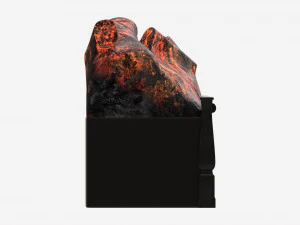Electric Log Set Heater Duraflame 3D Model