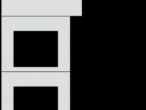 Fireplace in Faux Stone and Wood Delaro 3D मॉडल