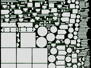 Газова варильна поверхня 4 конфорки Glass Black 02 3D Модель