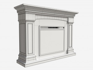 Grand Electric Fireplace Deland Model 3D