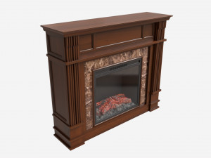 Hidden Media Shelf Fireplace Tantramar 3D मॉडल