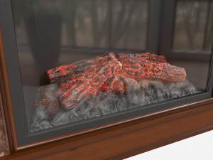 Hidden Media Shelf Fireplace Tantramar 3D मॉडल