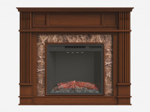 Hidden Media Shelf Fireplace Tantramar 3D मॉडल