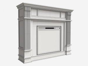 Hidden Media Shelf Fireplace Tantramar 3D मॉडल