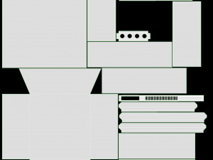Hidden Media Shelf Fireplace Tantramar 3D मॉडल