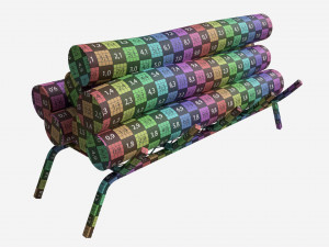 Iron Fireplace Log Holder Brinkdale Model 3D