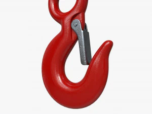Lifting Crane Hook 3D Model